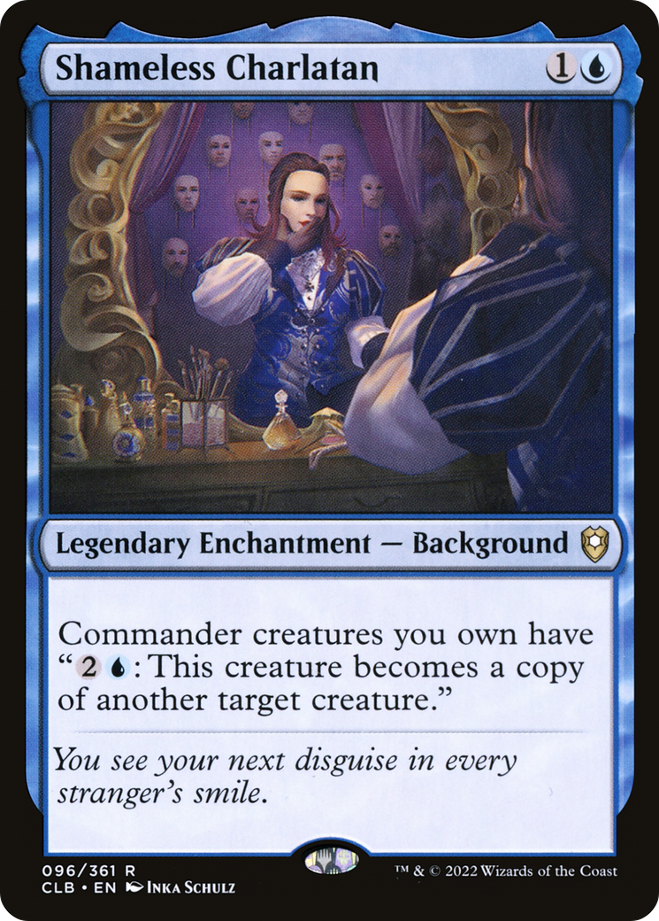 Image of Shameless Charlatan (CLB-096) - Commander Legends: Battle for Baldur's Gate