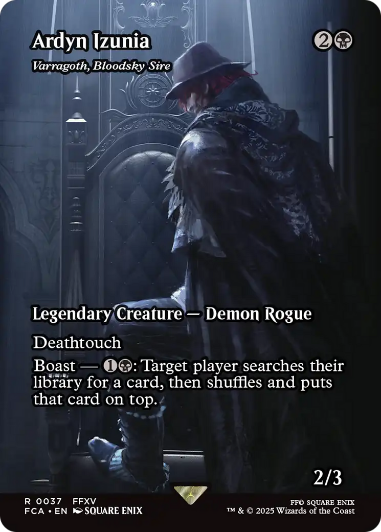 Image of Ardyn Izunia - Varragoth, Bloodsky Sire (Showcase) (FCA-037) - FINAL FANTASY: Through the Ages / Ardyn Izunia (Borderless)