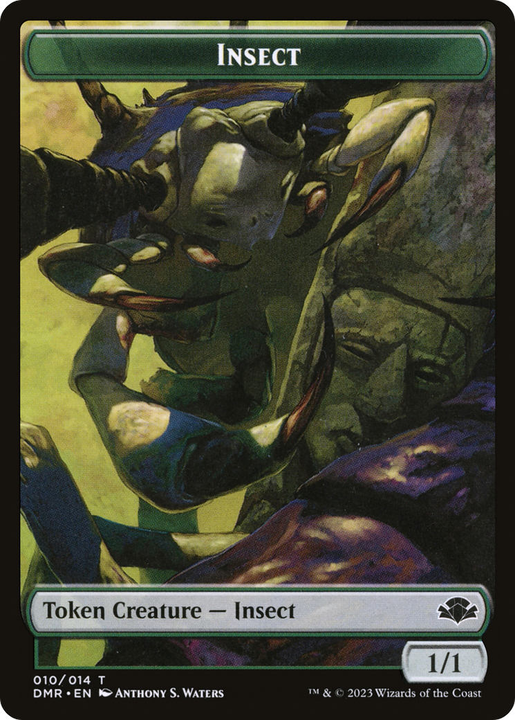 Image of Insect (TDMR-010) - Dominaria Remastered Tokens Foil