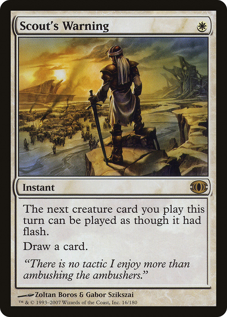 Image of Scout's Warning (FUT-016) - Future Sight