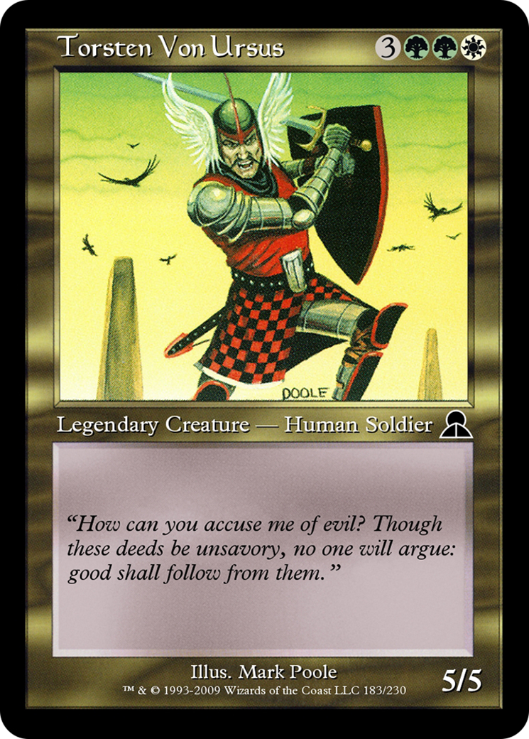 Image of Torsten Von Ursus (ME3-183) - Masters Edition III Foil