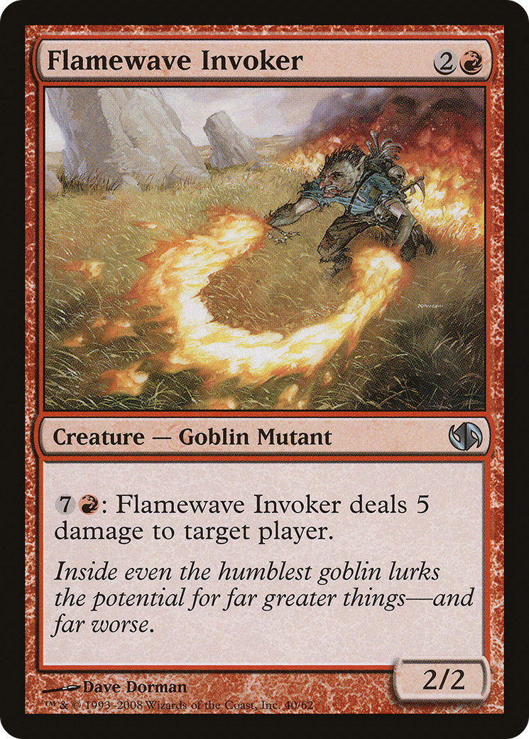 Image of Flamewave Invoker (DD2-040) - Duel Decks: Jace vs. Chandra
