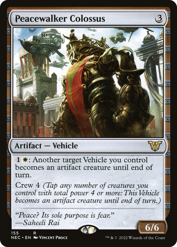 Image of Peacewalker Colossus (NEC-155) - Neon Dynasty Commander