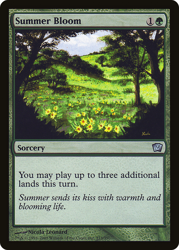 Image of Summer Bloom (9ED-273) - 9th Edition Foil