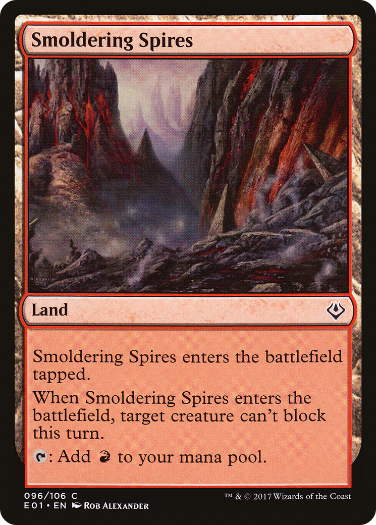 Image of Smoldering Spires (AC2-096) - Archenemy: Nicol Bolas