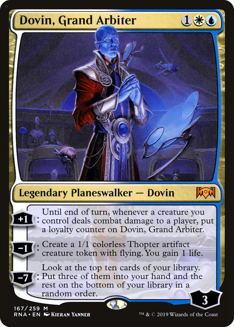Image of Dovin, Grand Arbiter (RNA-167) - Ravnica Allegiance Foil