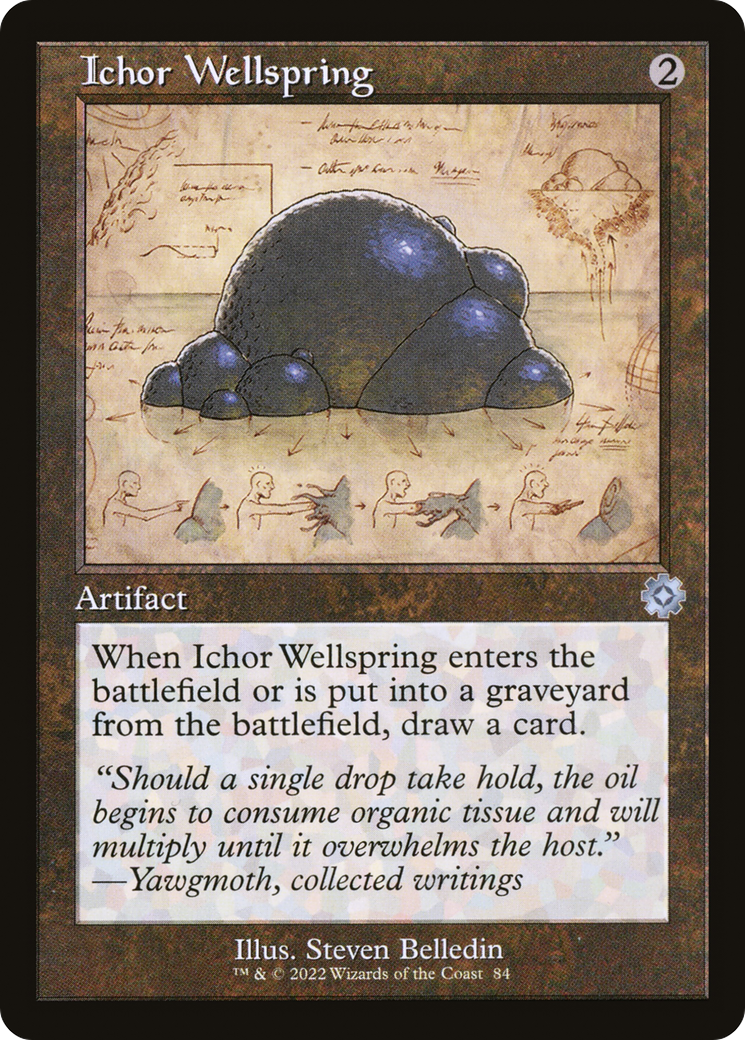 Image of Ichor Wellspring (Schematic) (BRR-084) - The Brothers' War Retro Artifacts