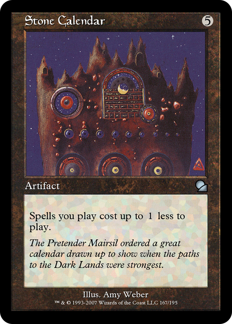 Image of Stone Calendar (ME1-167) - Masters Edition Foil