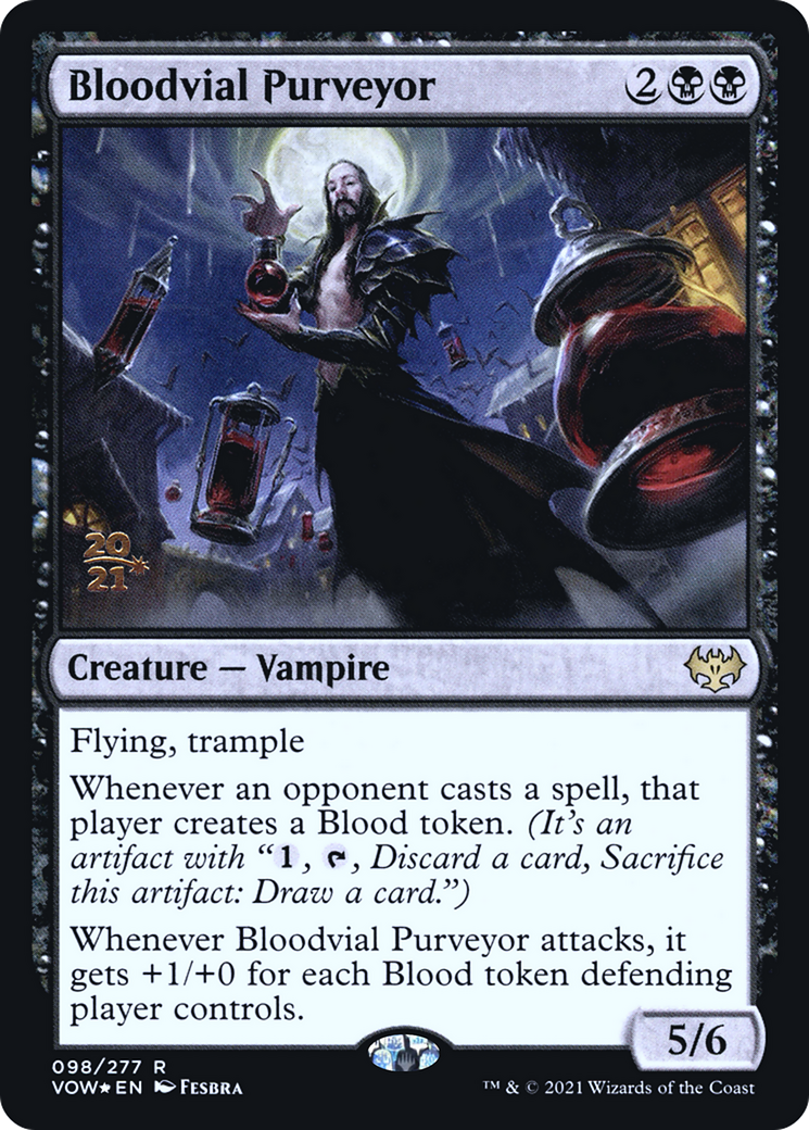 Image of Bloodvial Purveyor (PRE-098) - Innistrad: Crimson Vow Promos Foil