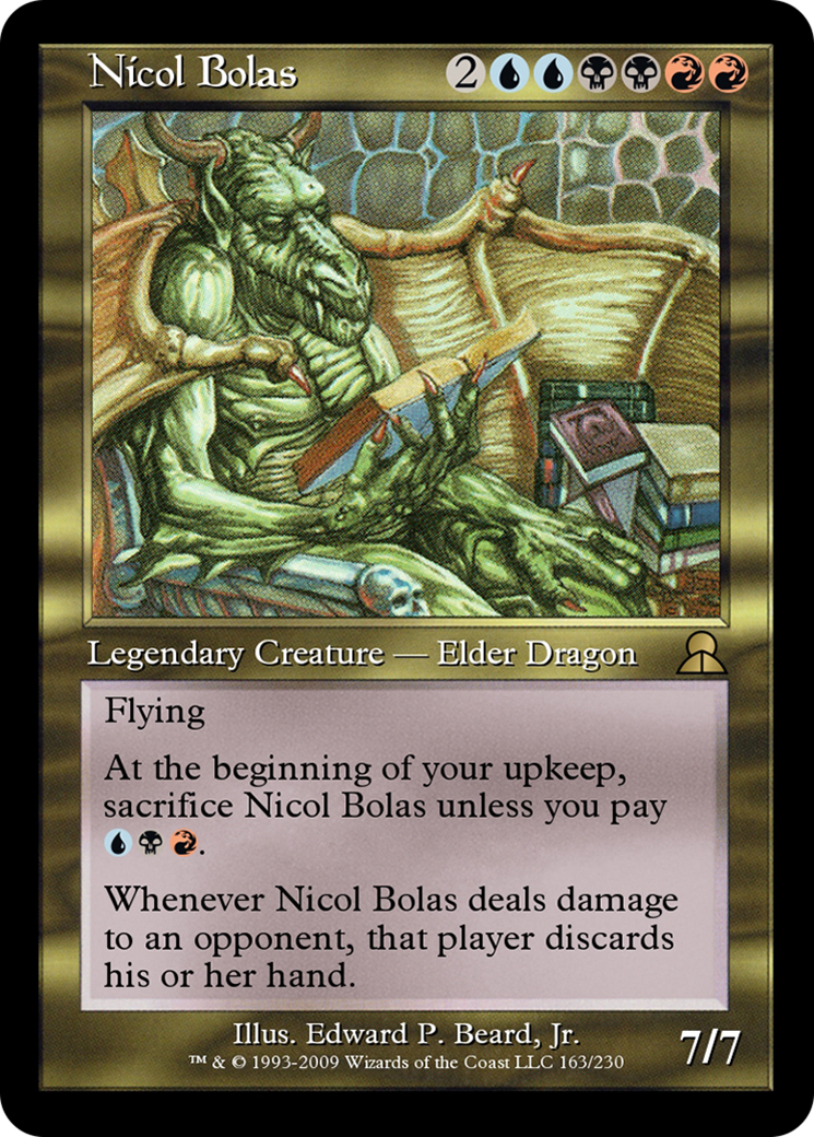 Image of Nicol Bolas (ME3-163) - Masters Edition III Foil