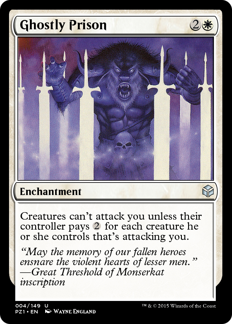 Image of Ghostly Prison (PZ1-004) - Legendary Cube Prize Pack Foil