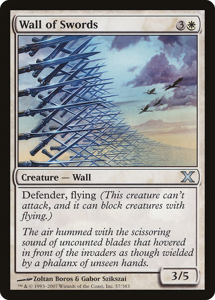 Image of Wall of Swords (10E-057) - Tenth Edition