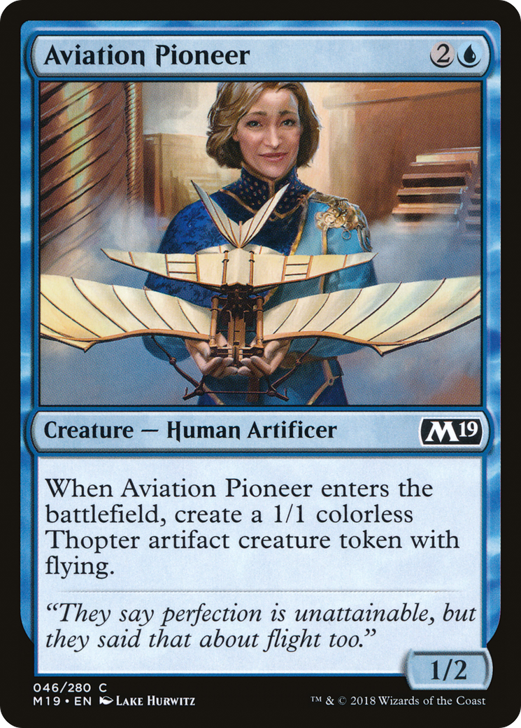 Image of Aviation Pioneer (M19-046) - Core Set 2019 Foil