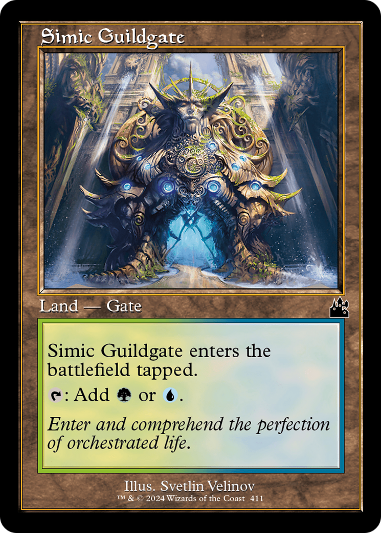 Image of Simic Guildgate (Retro Frame) (RVR-411) - Ravnica Remastered Foil