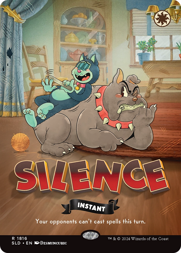 Image of Silence (1816) (SLD-1816) - Secret Lair Drop (Borderless)