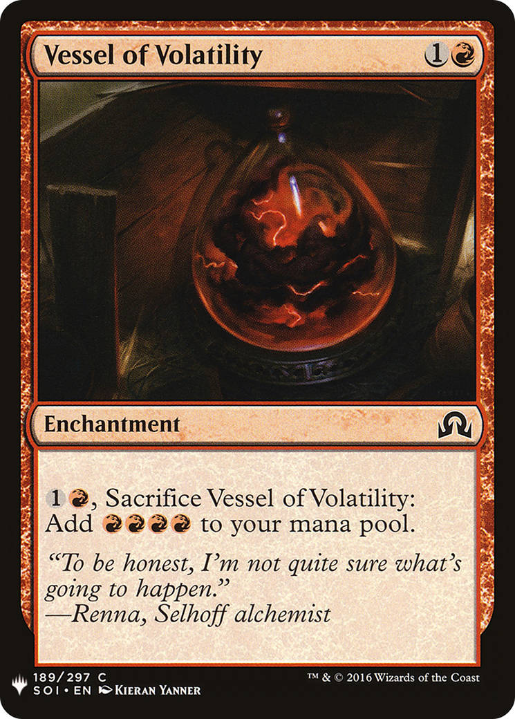 Image of Vessel of Volatility (LIST-SOI-189) - The List