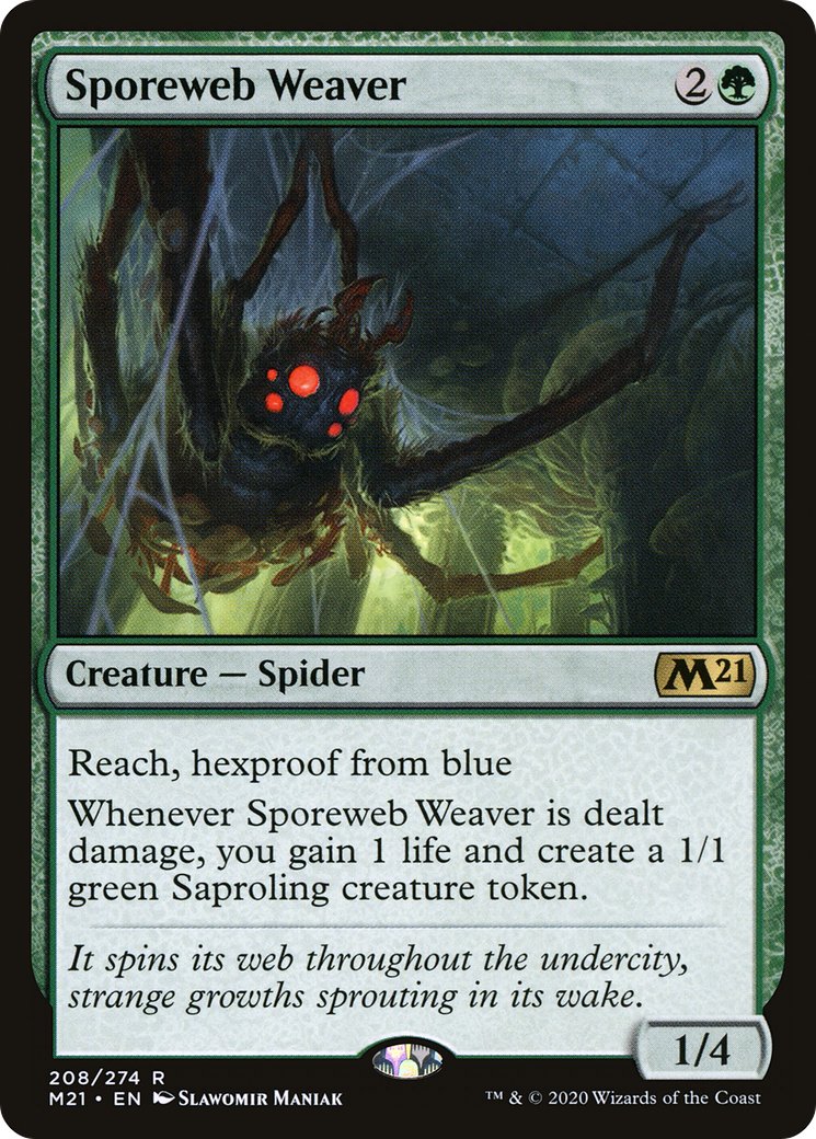 Image of Sporeweb Weaver (M21-208) - Core Set 2021