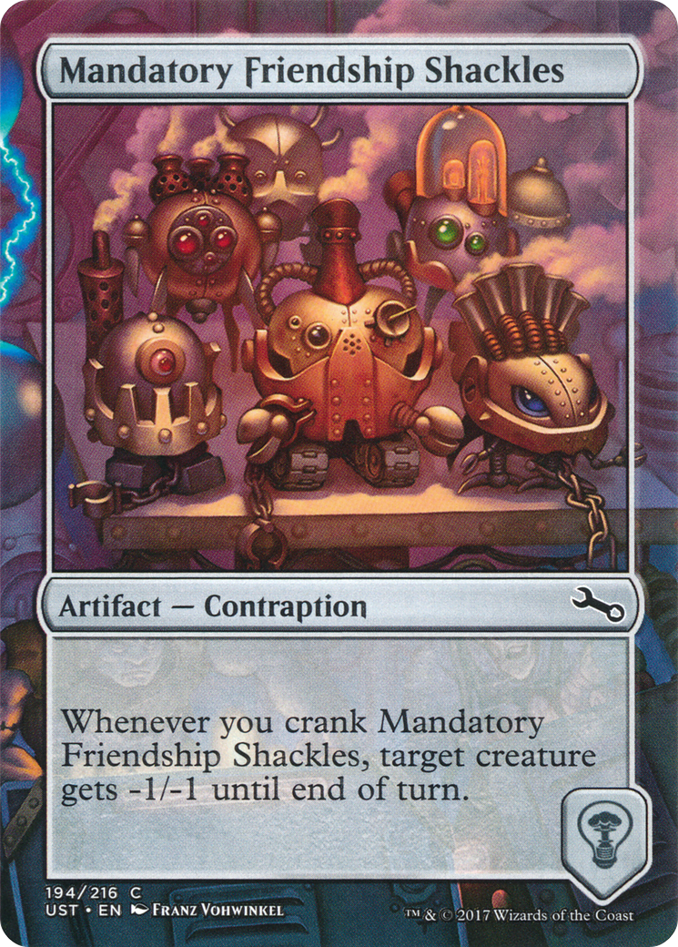 Image of Mandatory Friendship Shackles (UST-194) - Unstable (Borderless) Foil