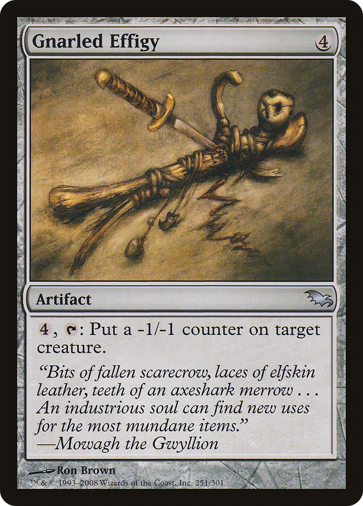 Image of Gnarled Effigy (SHM-251) - Shadowmoor