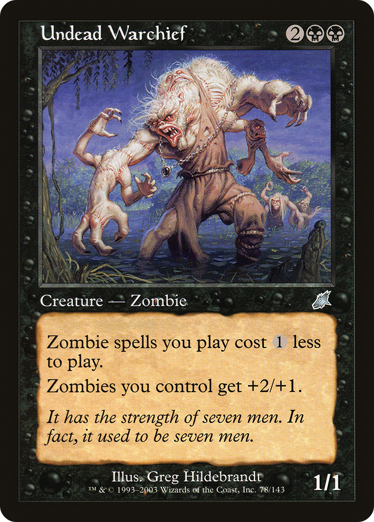 Image of Undead Warchief (SCG-078) - Scourge