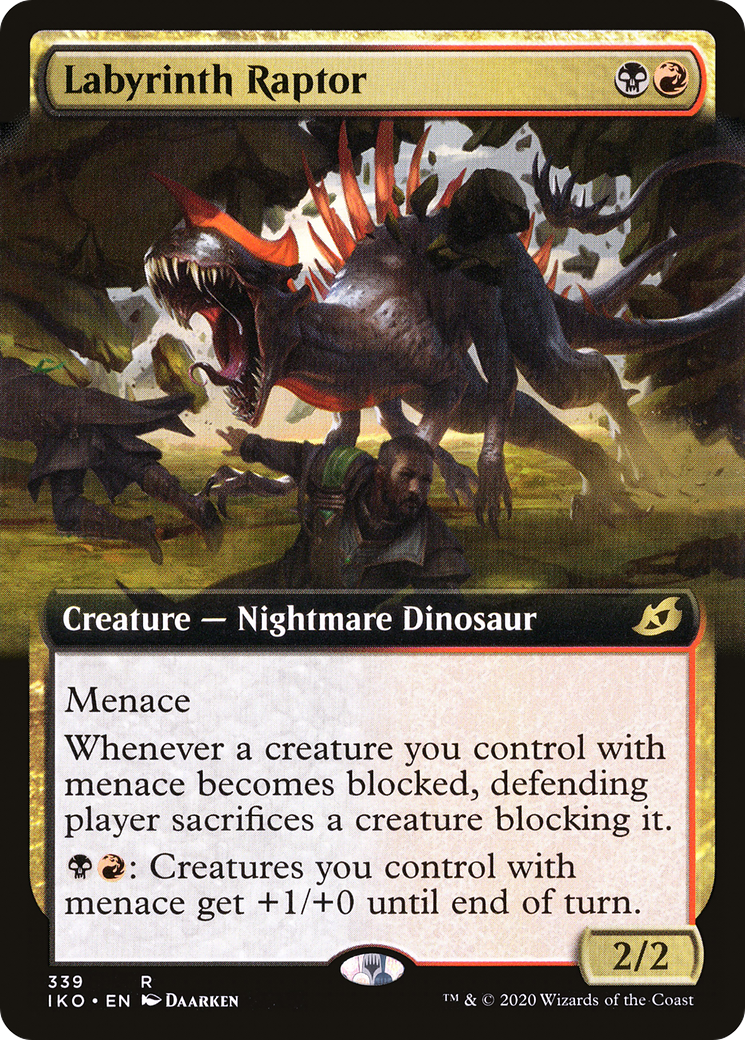 Image of Labyrinth Raptor (Extended Art) (IKO-339) - Ikoria: Lair of Behemoths: (Extended Art)
