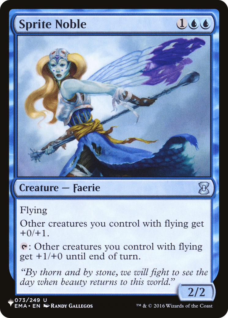 Image of Sprite Noble (LIST-EMA-73) - The List