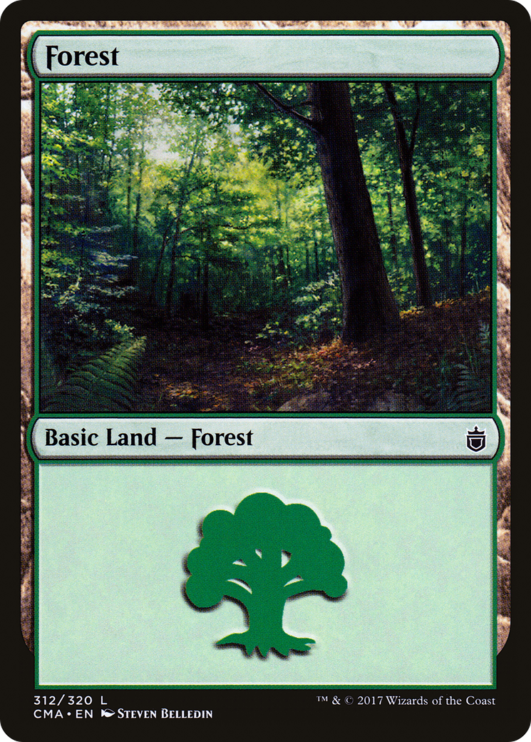 Image of Forest (312) (CMA-312) - Commander Anthology