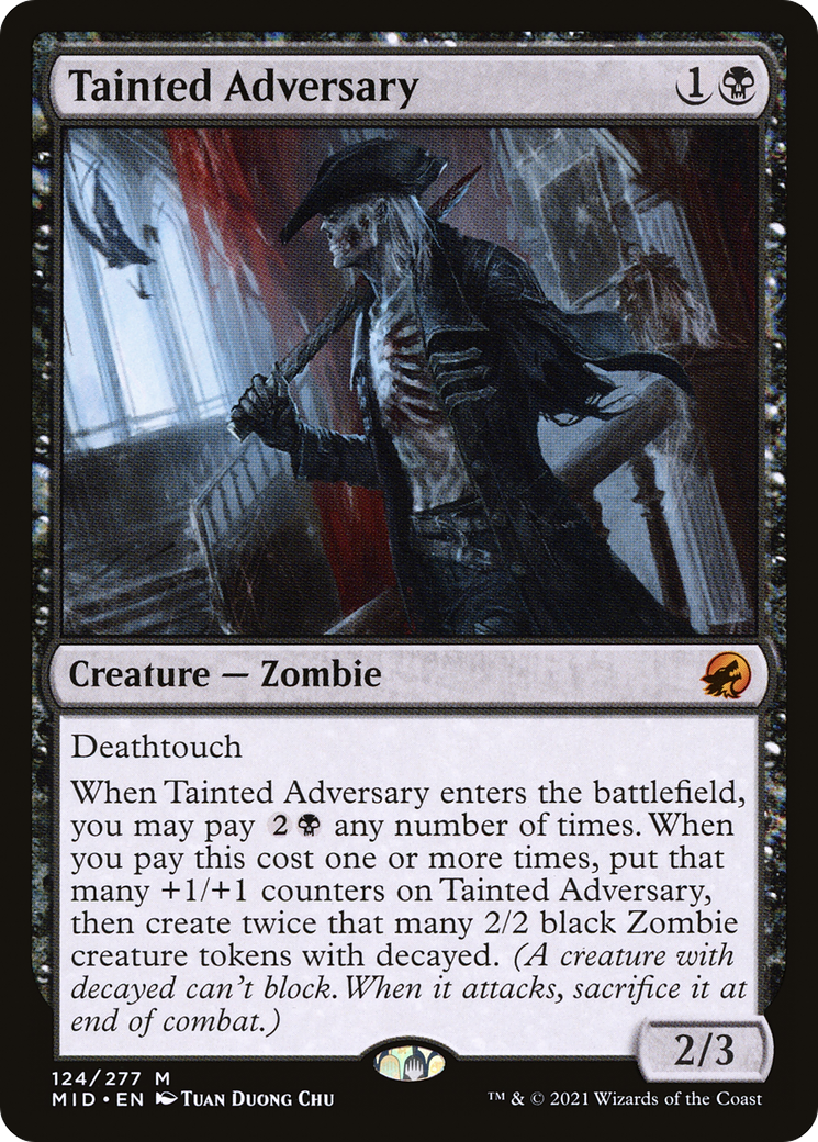 Image of Tainted Adversary (MID-124) - Innistrad: Midnight Hunt