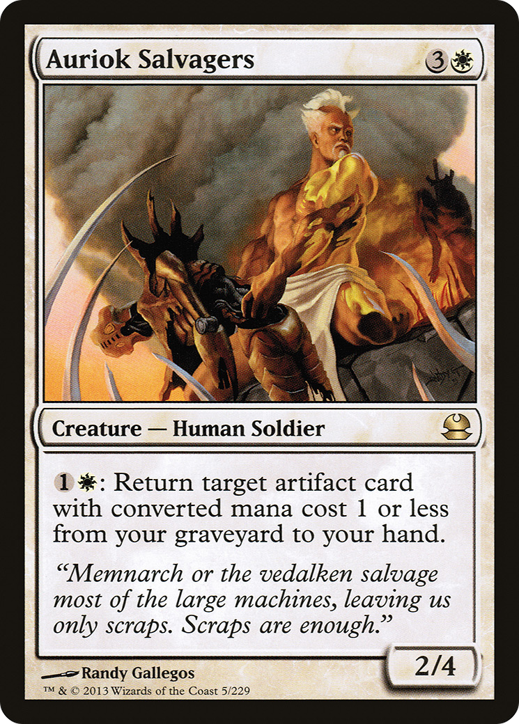 Image of Auriok Salvagers (MMA-005) - Modern Masters