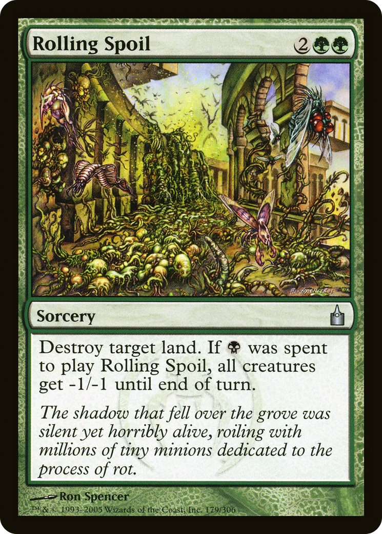Image of Rolling Spoil (RAV-179) - Ravnica: City of Guilds Foil