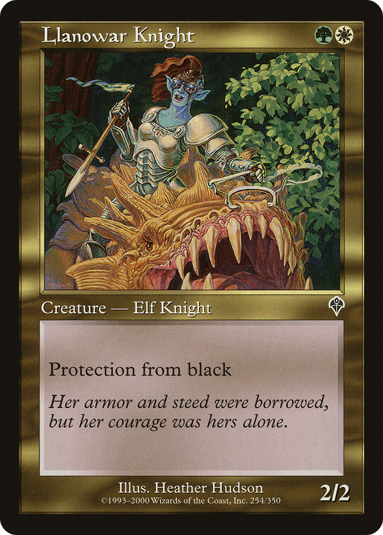Image of Llanowar Knight (INV-254) - Invasion