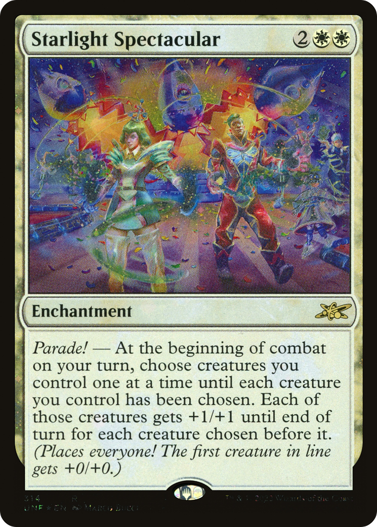 Image of Starlight Spectacular (Galaxy Foil) (UNF-314) - Unfinity Foil