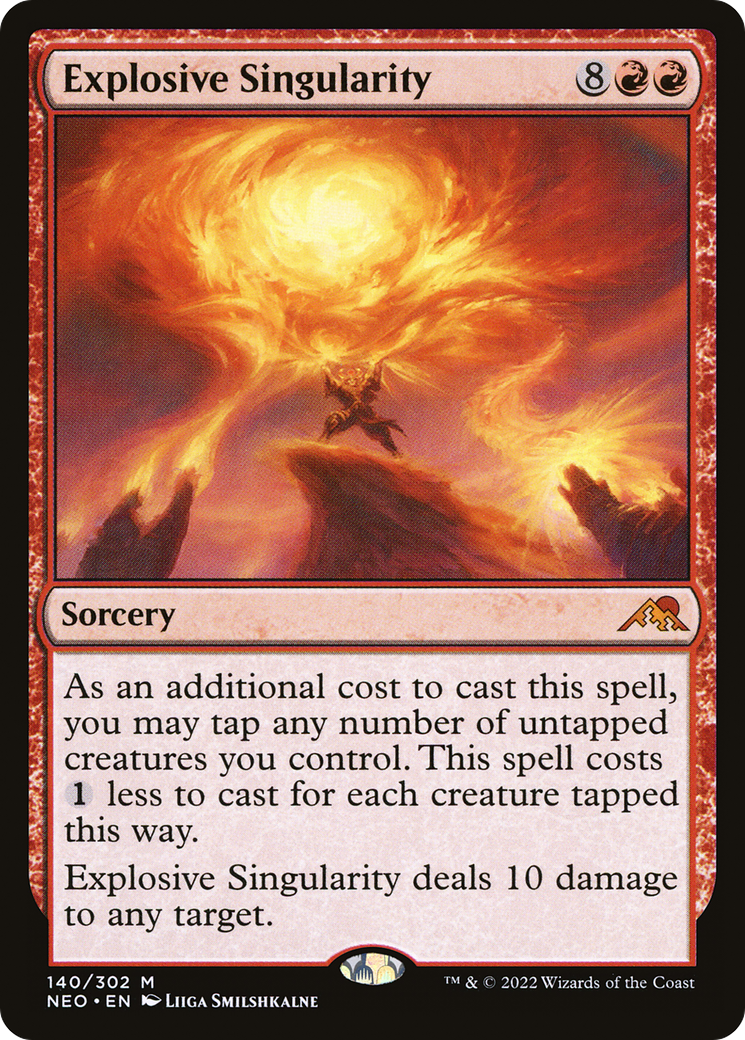 Image of Explosive Singularity (NEO-140) - Kamigawa: Neon Dynasty