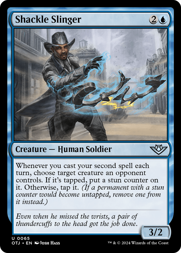 Image of Shackle Slinger (OTJ-065) - Outlaws of Thunder Junction Foil