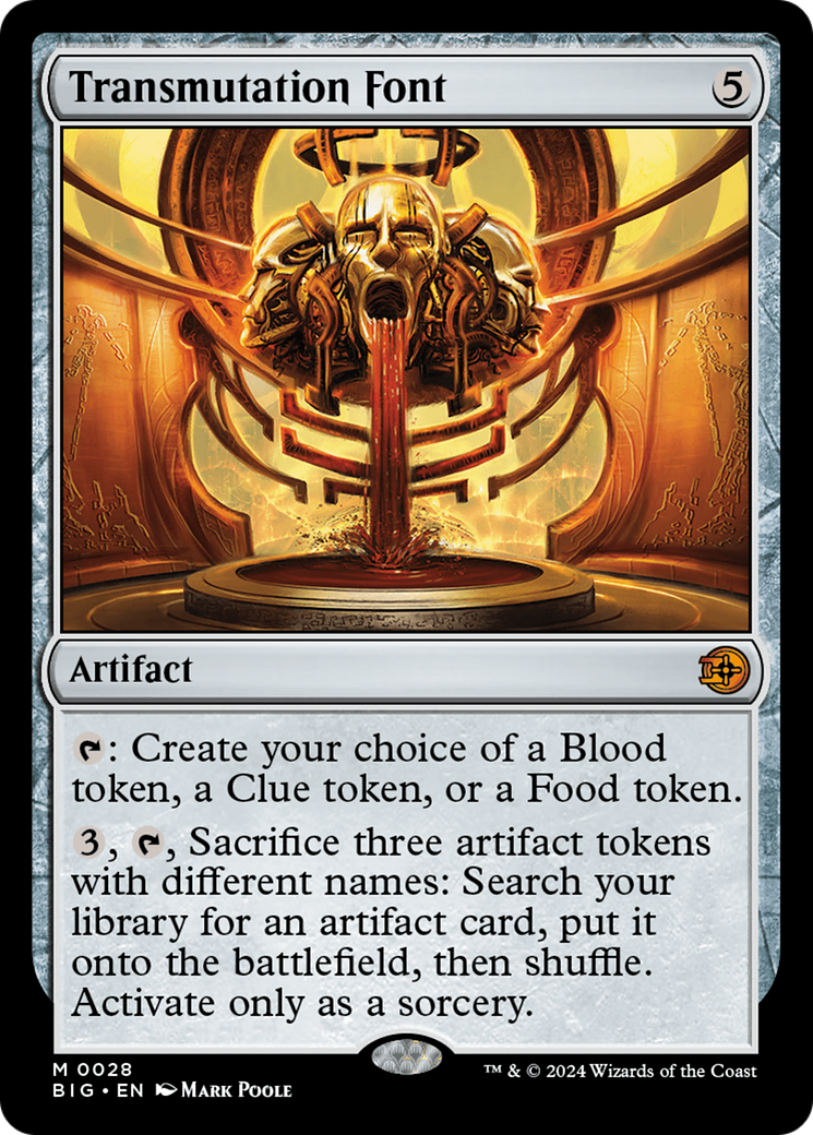 Image of Transmutation Font (BIG-028) - The Big Score Foil