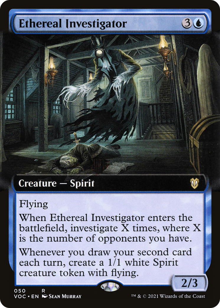 Image of Ethereal Investigator (Extended Art) (VOC-050) - Crimson Vow Commander: (Extended Art)