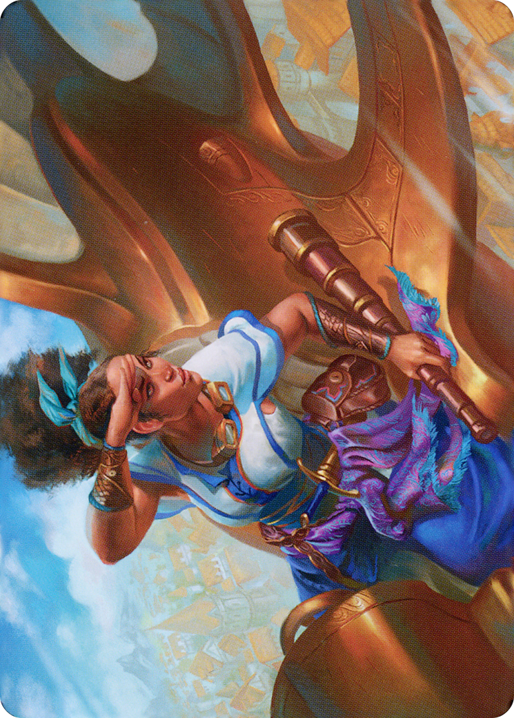 Image of Talas Lookout // Talas Lookout (ADMU-017) - Dominaria United Art Series (Borderless)