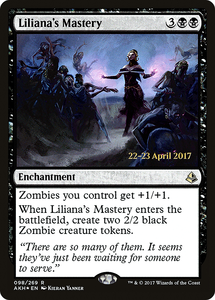 Image of Liliana's Mastery (PRE-098) - Amonkhet Promos Foil