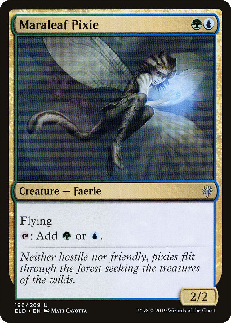 Image of Maraleaf Pixie (ELD-196) - Throne of Eldraine