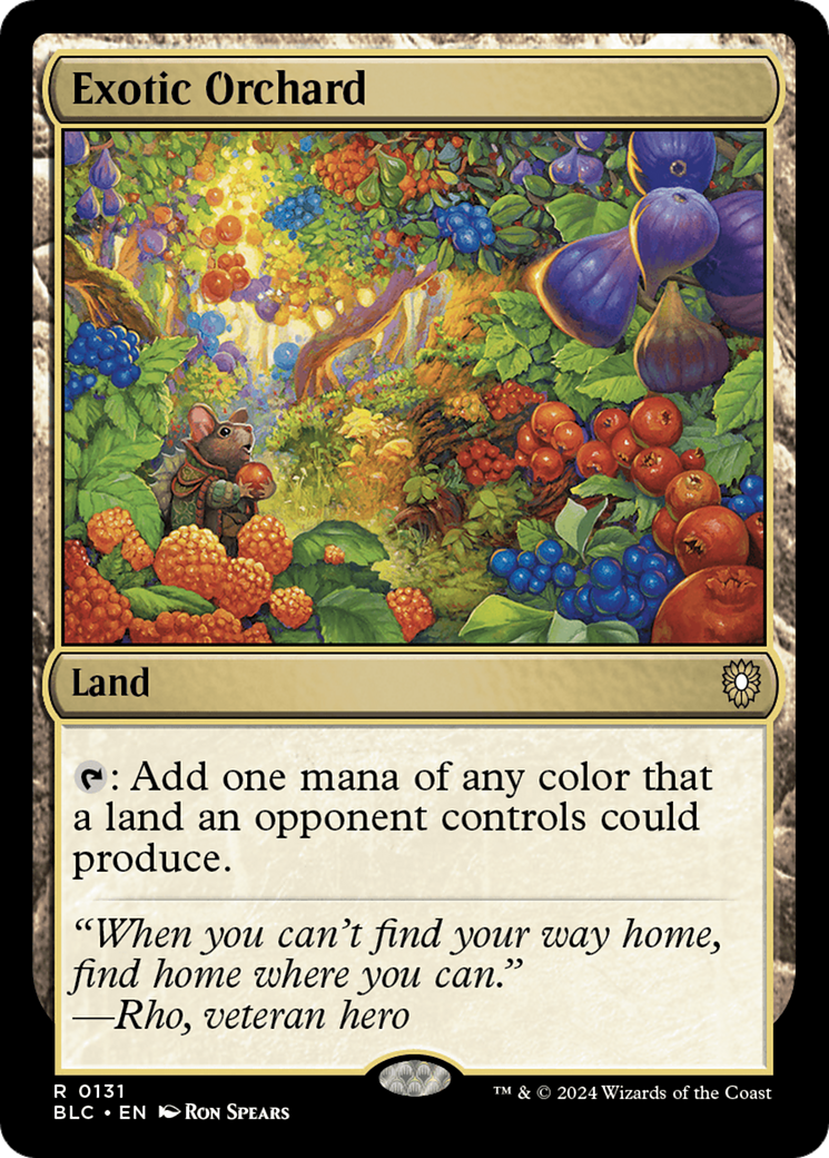 Image of Exotic Orchard (BLC-131) - Bloomburrow Commander
