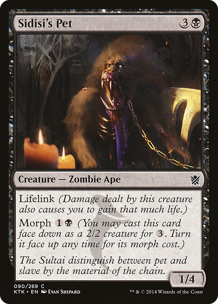 Image of Sidisi's Pet (KTK-090) - Khans of Tarkir Foil