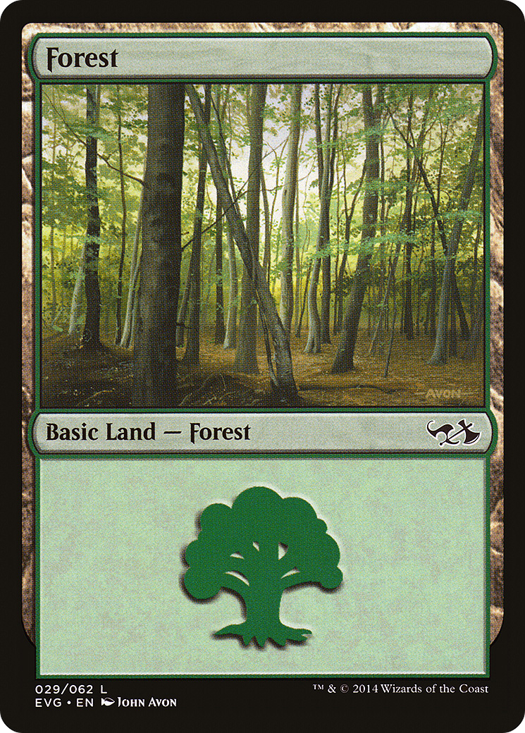 Image of Forest (29) (Elves vs Goblins) (DD3-029) - Duel Decks Anthology: Elves vs. Goblins