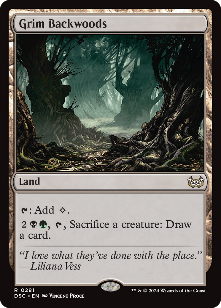 Image of Grim Backwoods (DSC-281) - Duskmourn: House of Horror Commander