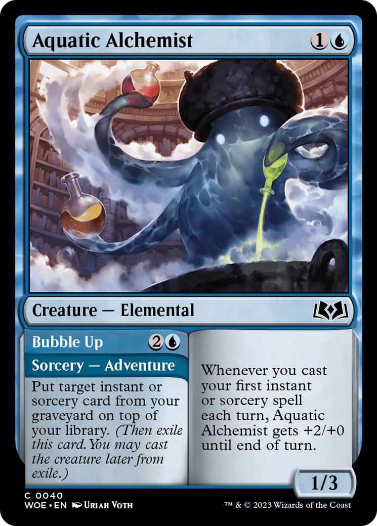 Image of Aquatic Alchemist (WOE-040) - Wilds of Eldraine