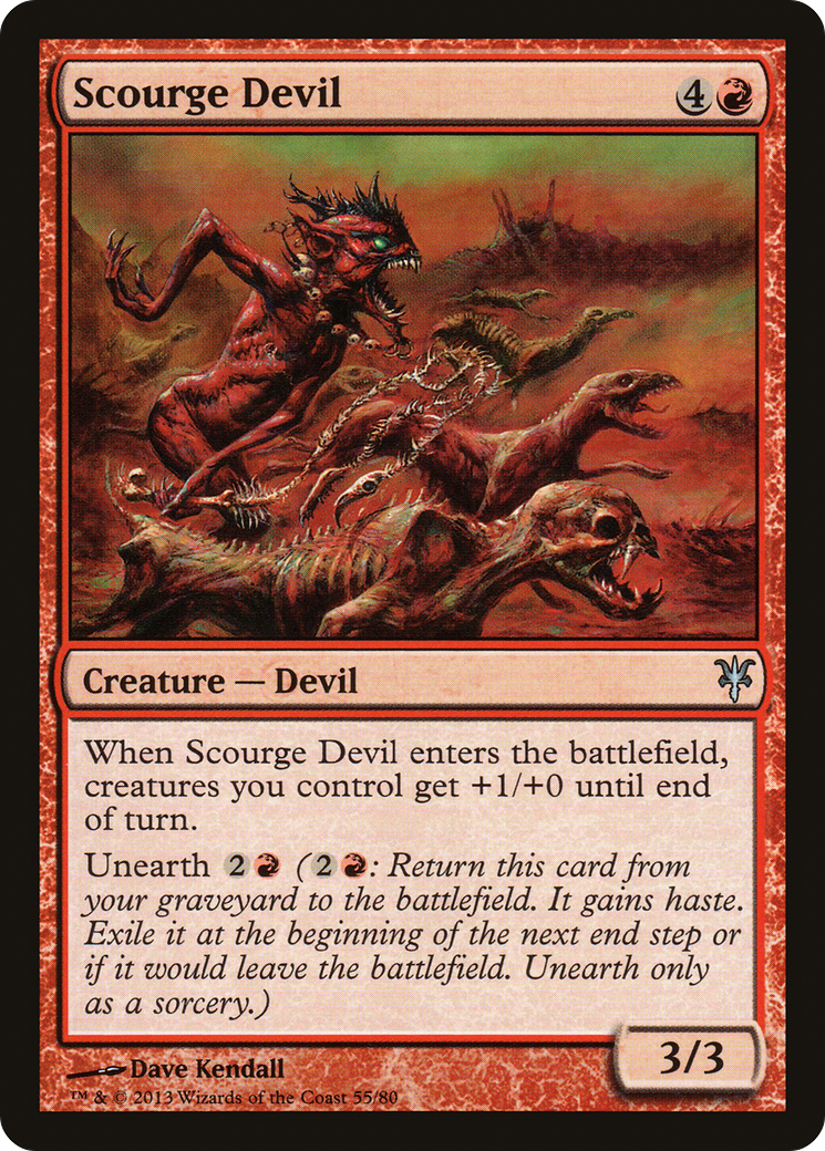 Image of Scourge Devil (DDK-055) - Duel Decks: Sorin vs. Tibalt