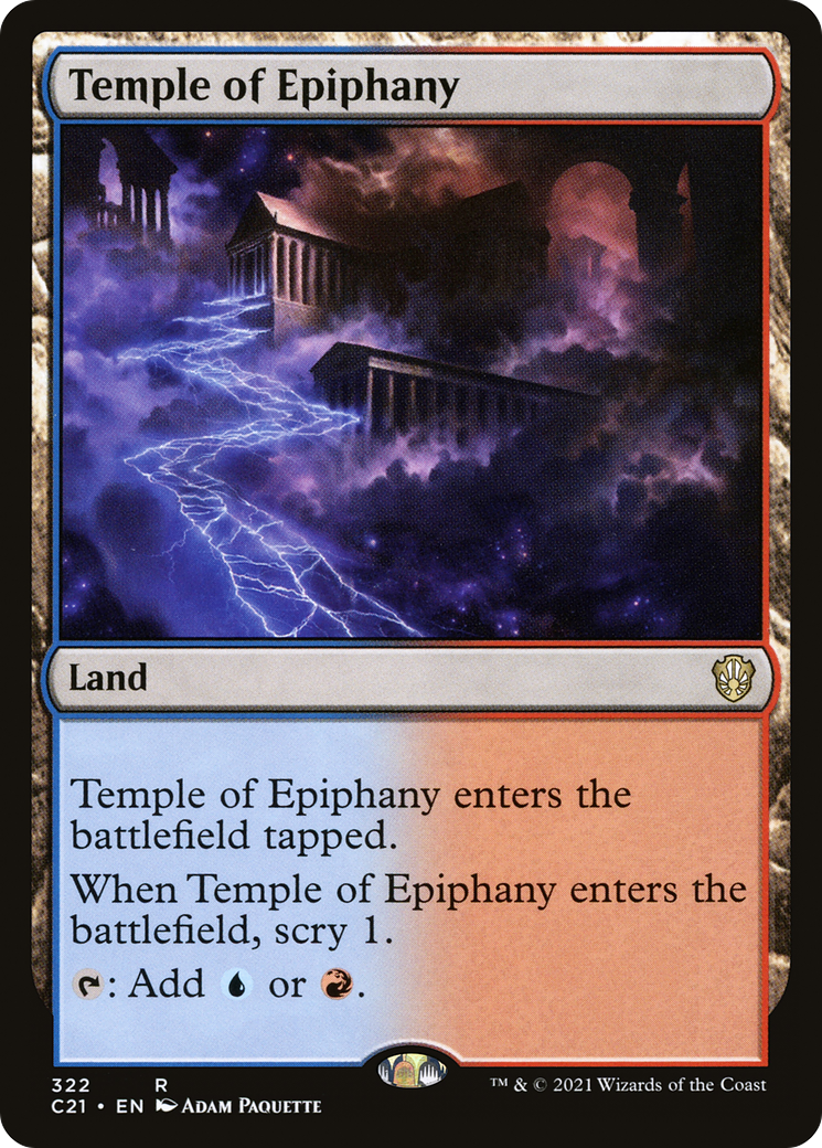 Image of Temple of Epiphany (C21-322) - Commander 2021