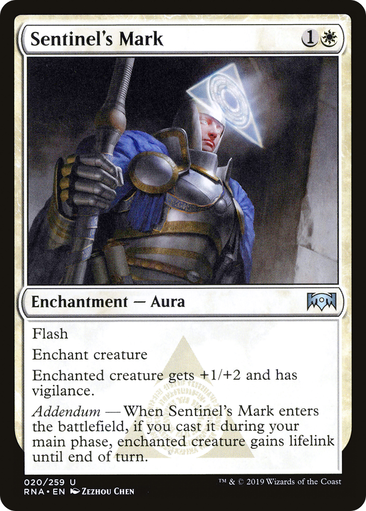 Image of Sentinel's Mark (RNA-020) - Ravnica Allegiance