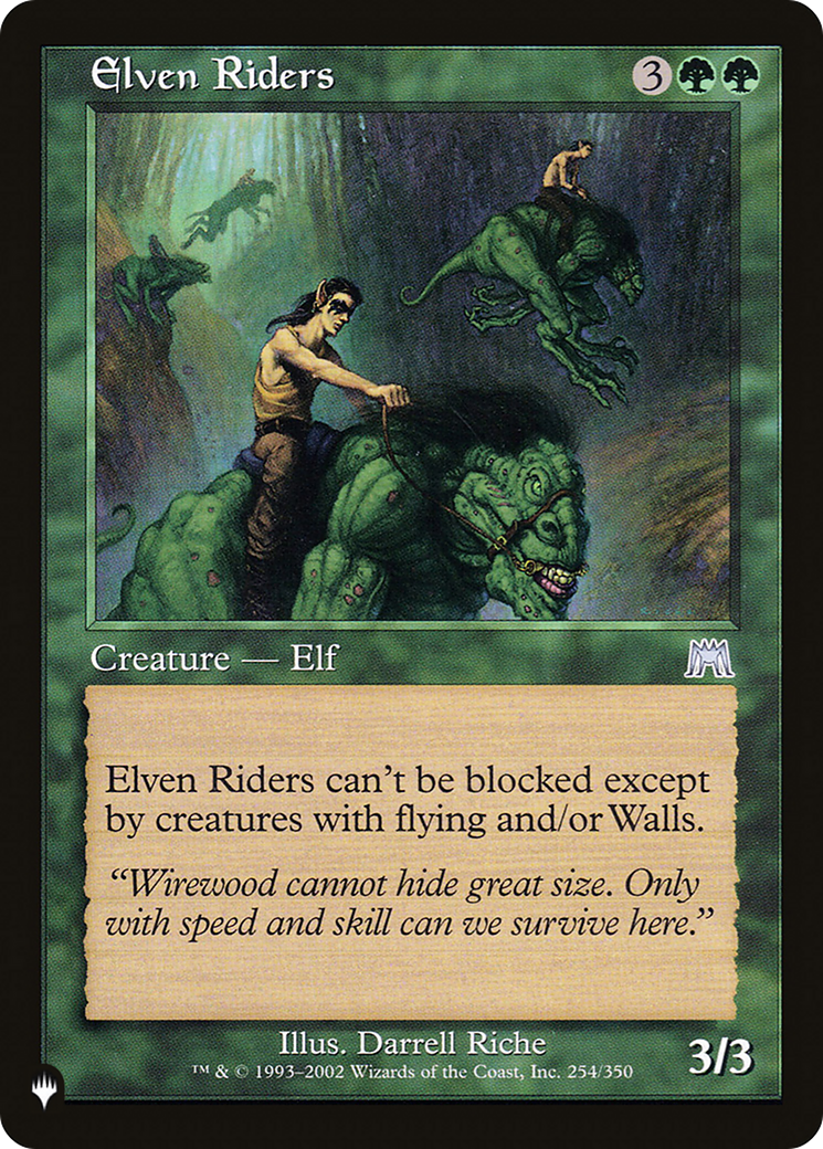 Image of Elven Riders (LIST-ONS-254) - The List