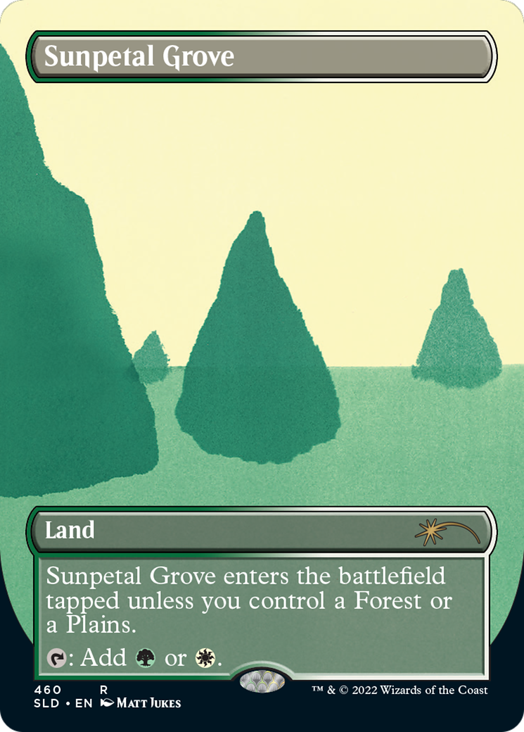Image of Sunpetal Grove (SLD-460) - Secret Lair Drop (Borderless)