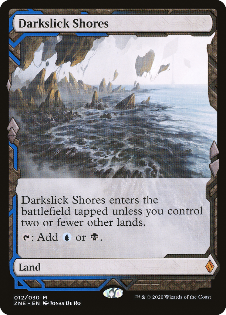 Image of Darkslick Shores (ZNE-012) - Zendikar Rising Expeditions Foil
